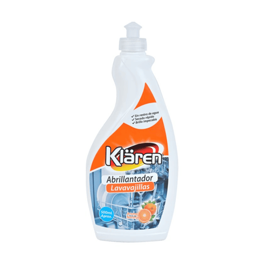 Abrillantador Lavavajilla Klaren Naranja 500 ml