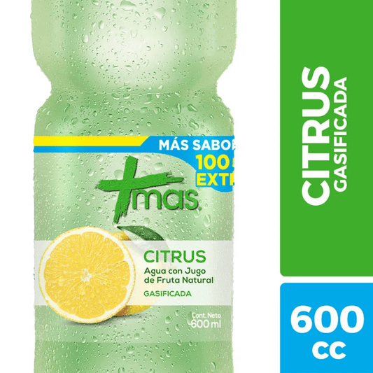 Agua Mas Citrus con Gas 600cc