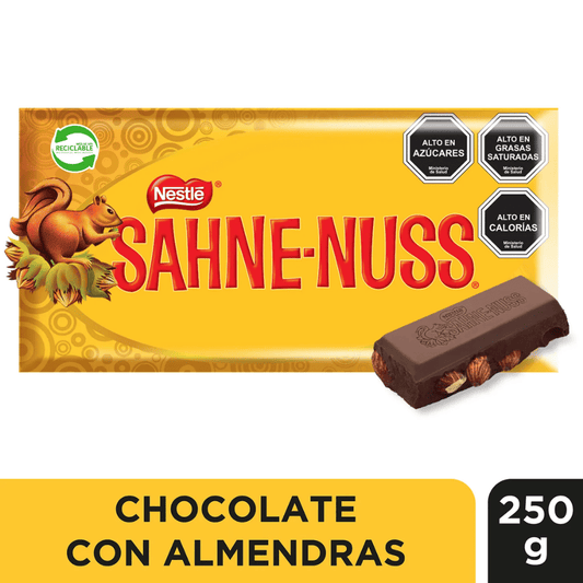 Chocolate Sahne Nuss barra 250g