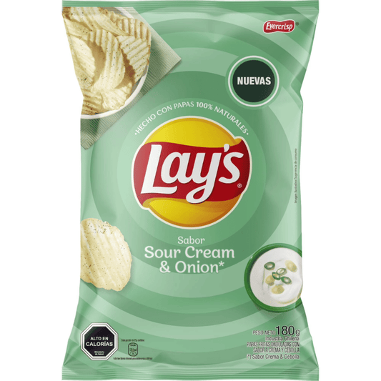 Lays T/A Crema Y Cebolla 180g