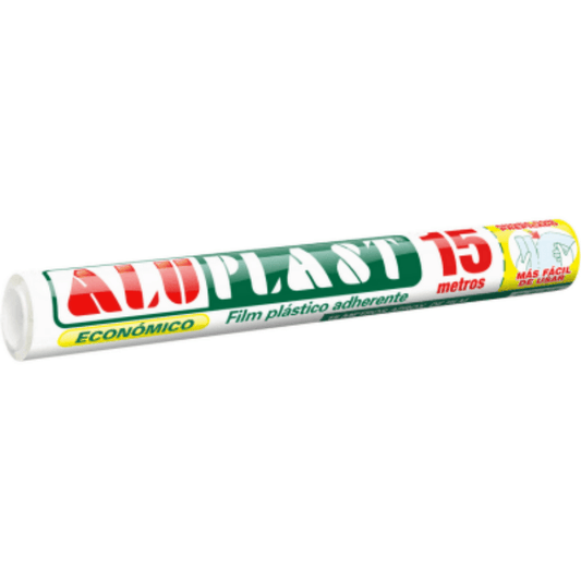 Film Plástico Aluplast Económico 30 cm x 15 m