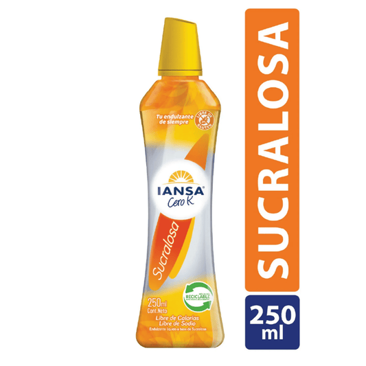 Sucralosa Liquida Iansa Cero K 250 ml