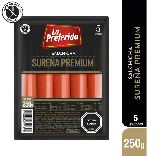 La Preferida Salchicha Sureña 250g