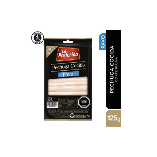 Pechuga de Pavo Cocida 125g
