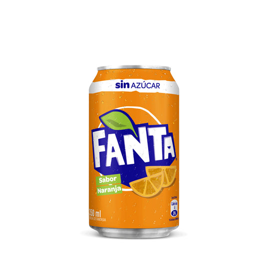 Fanta Naranja Zero Lata 350ml