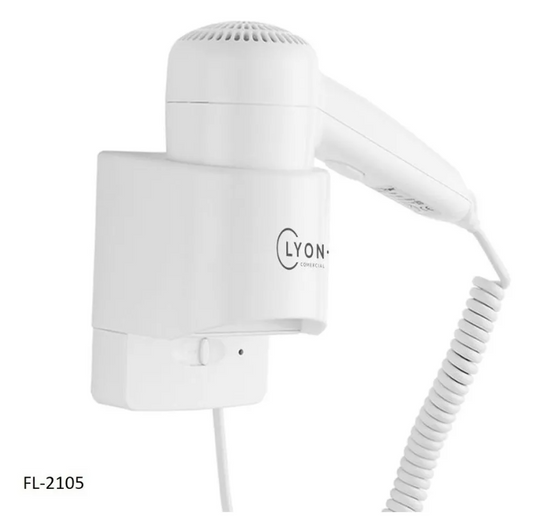 Secador De Cabello Hotelero - Montado En Pared