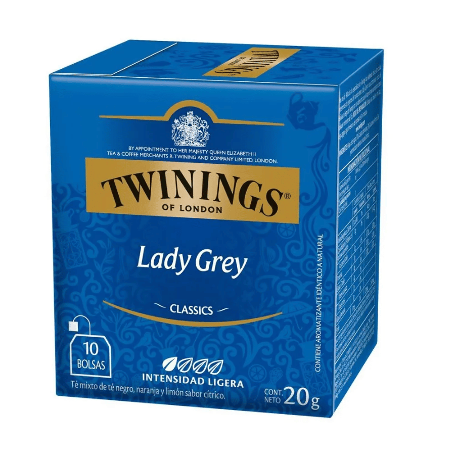 Te Twinings Lady Grey 10 Bolsitas