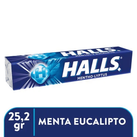 Halls Mentho-Lyptus Azul 25g