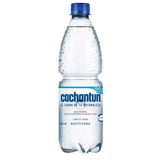Agua Cachantun 600 cc Con Gas