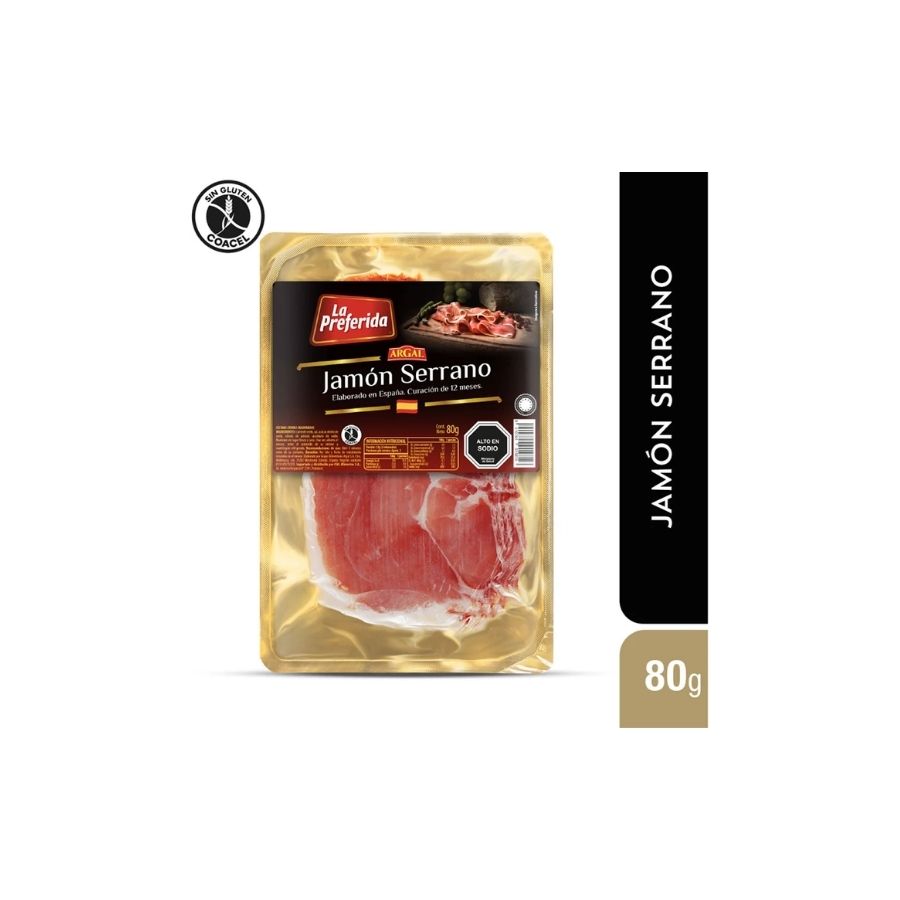 Jamón Serrano 80g