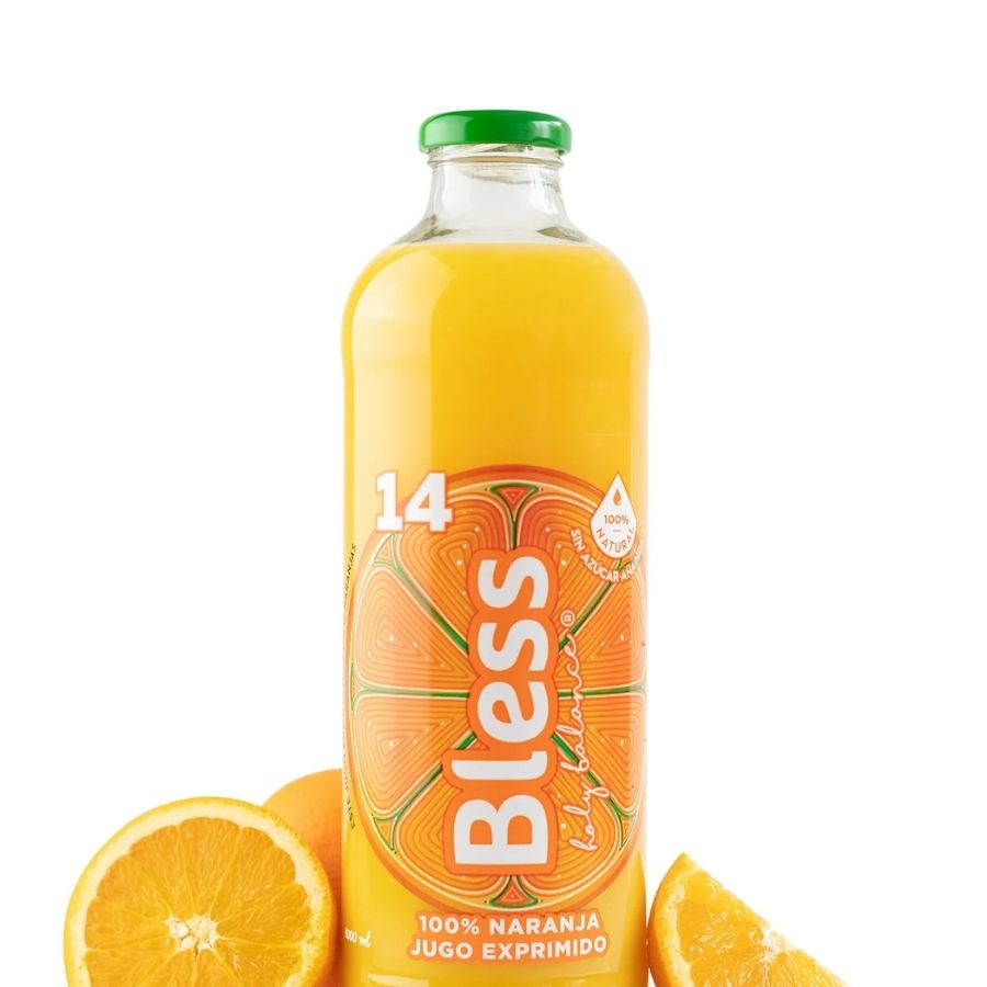 Jugo Natural Exprimido Bless 14 Naranja