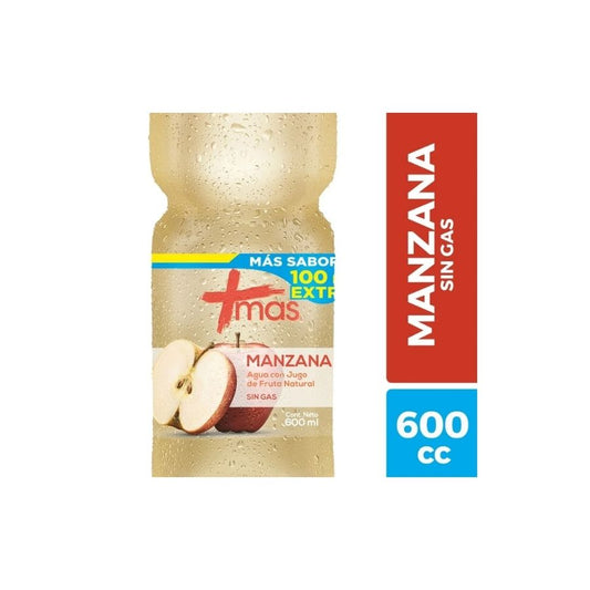 Agua Mas 600 cc Manzana