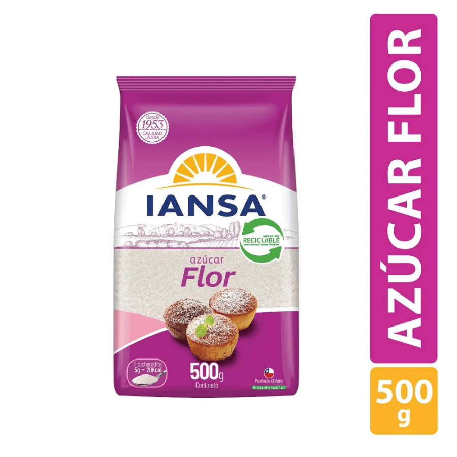 Azucar Flor Iansa 500 g