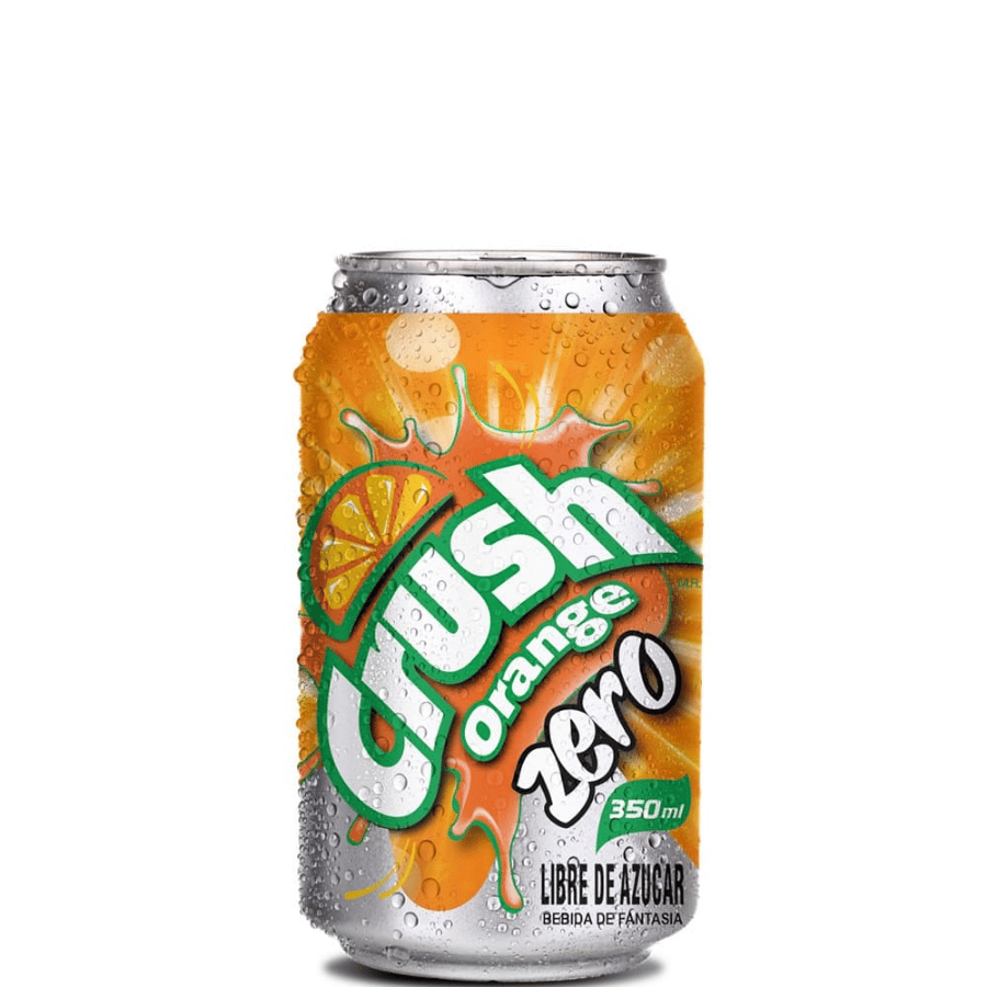 Bebida Lata Zero 350cc Orange Crush