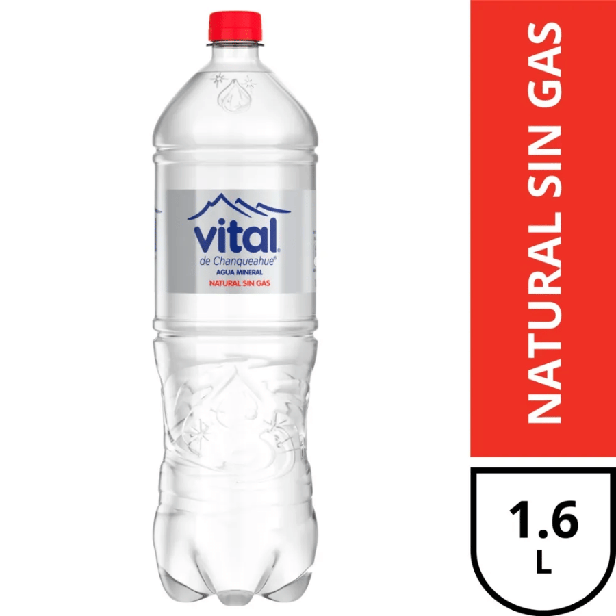 SIX PACK AGUA MINERAL SIN GAS 1.6LT VITAL 6 UND