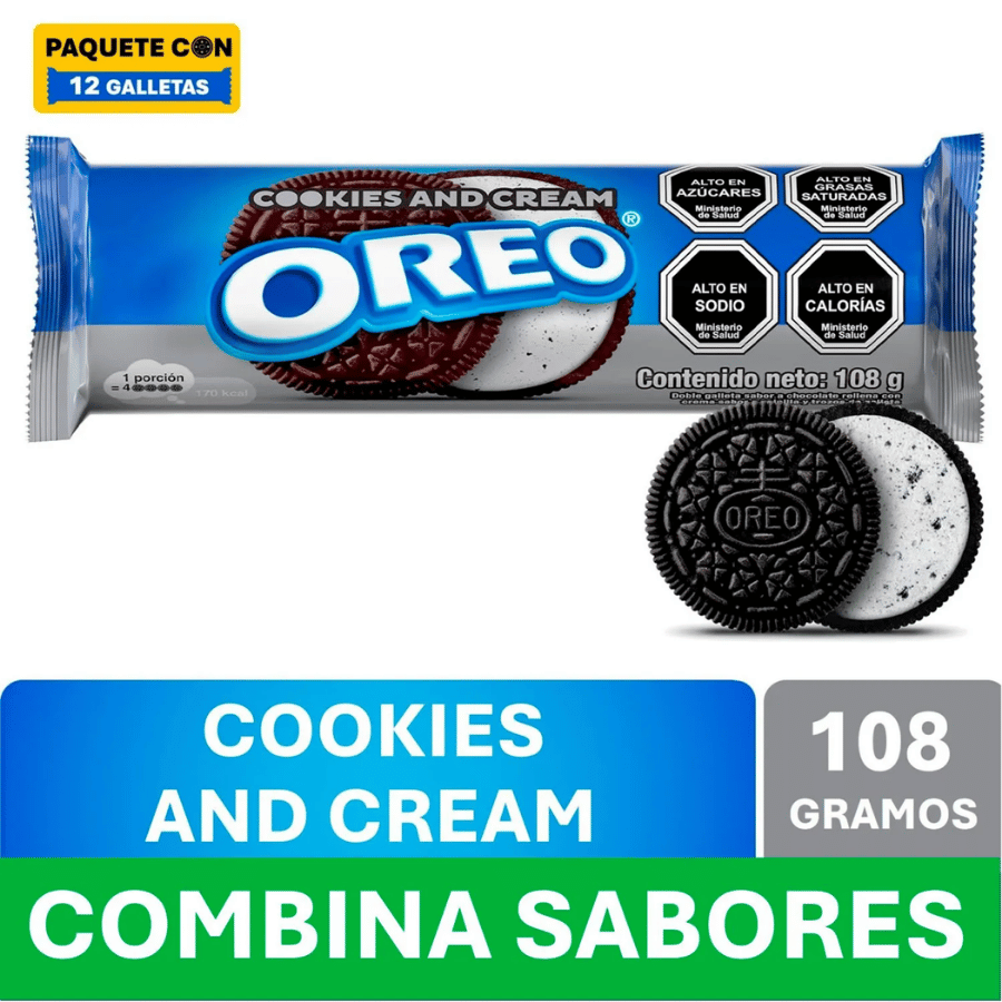 Oreo Rollo Cookie and Cream 108g