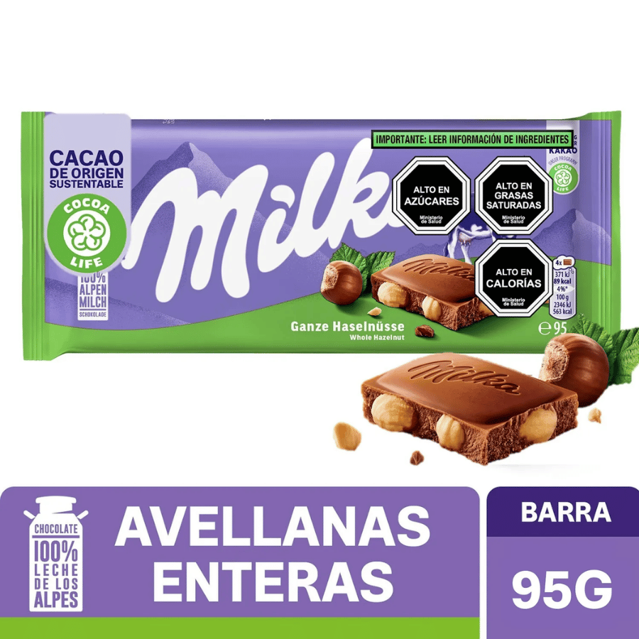 Chocolate Milka Avellanas 95g