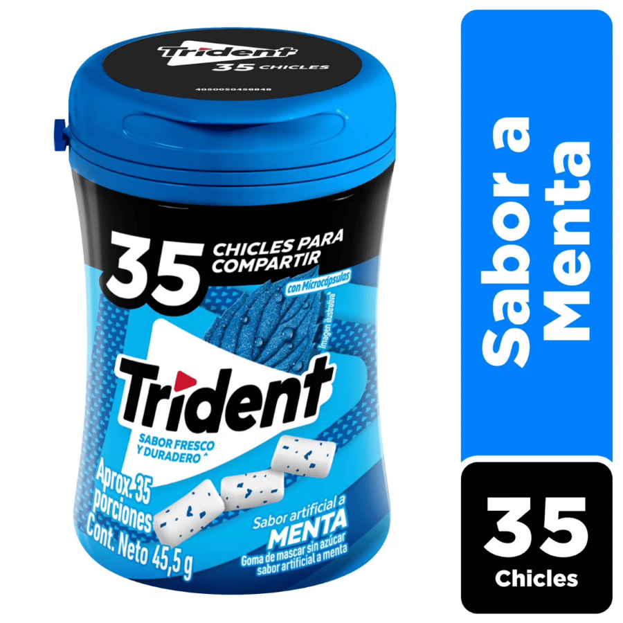 Trident 35s Botella Menta 45,5g