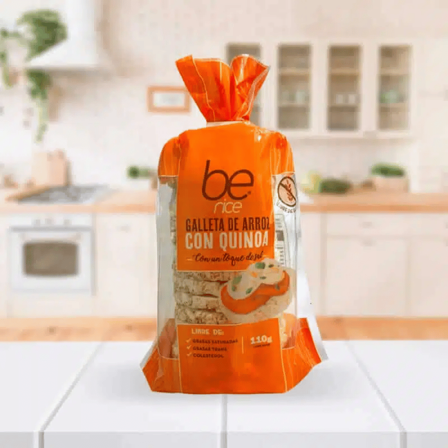 Galleta Arroz Quinoa Salado 110g