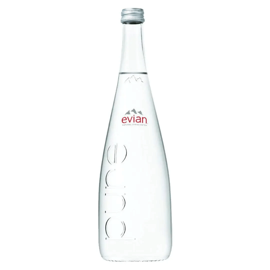 Booz.cl: Agua Evian Sin Gas Vidrio 750cc