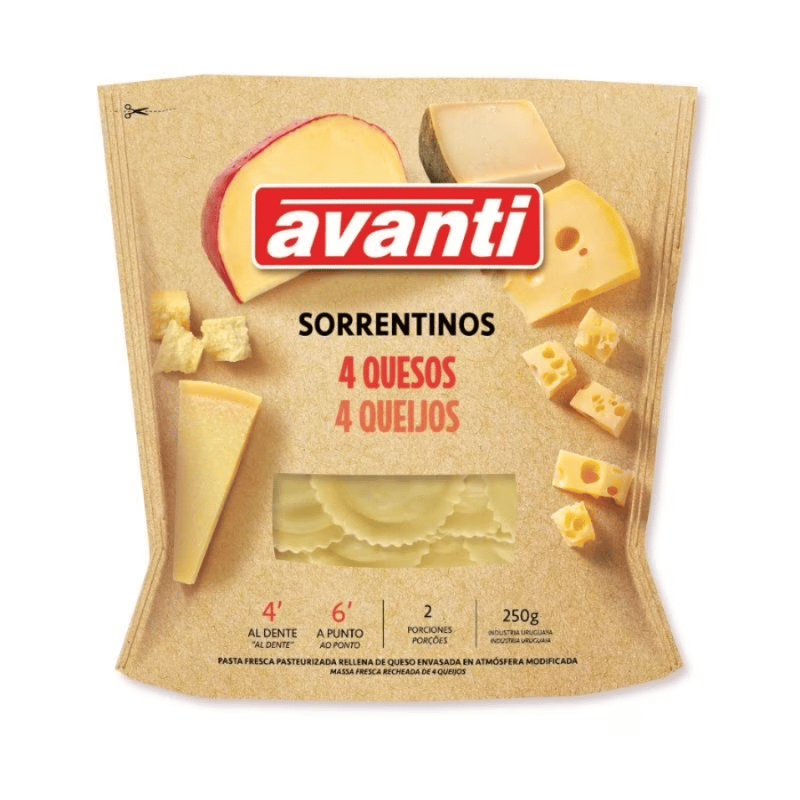 Sorrentinos 4 quesos Avanti 250g