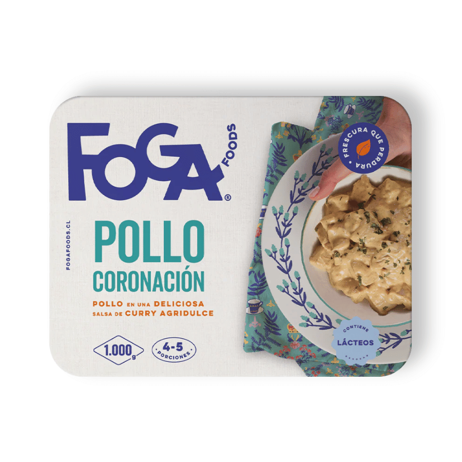 Foga Foods Pollo Coronación Bandeja M