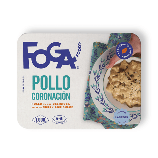 Foga Foods Pollo Coronación Bandeja M