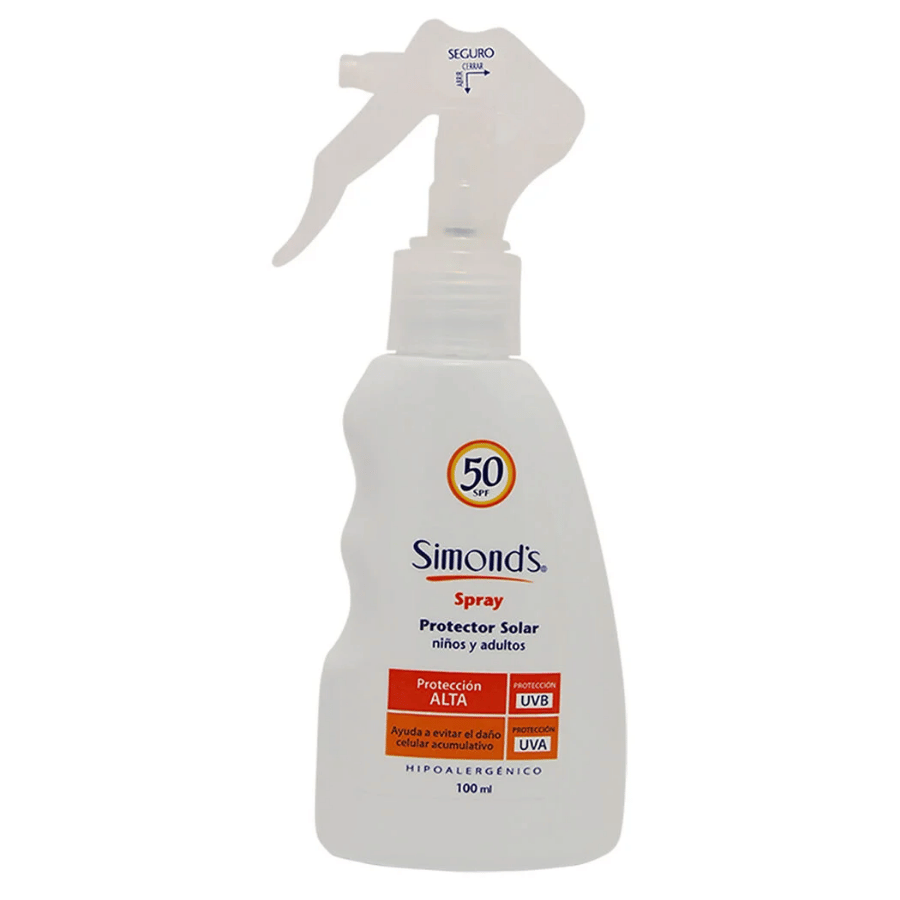 Bloqueador / Pantalla Solar en Spray Spf 50+ Sport Simonds 190 ml