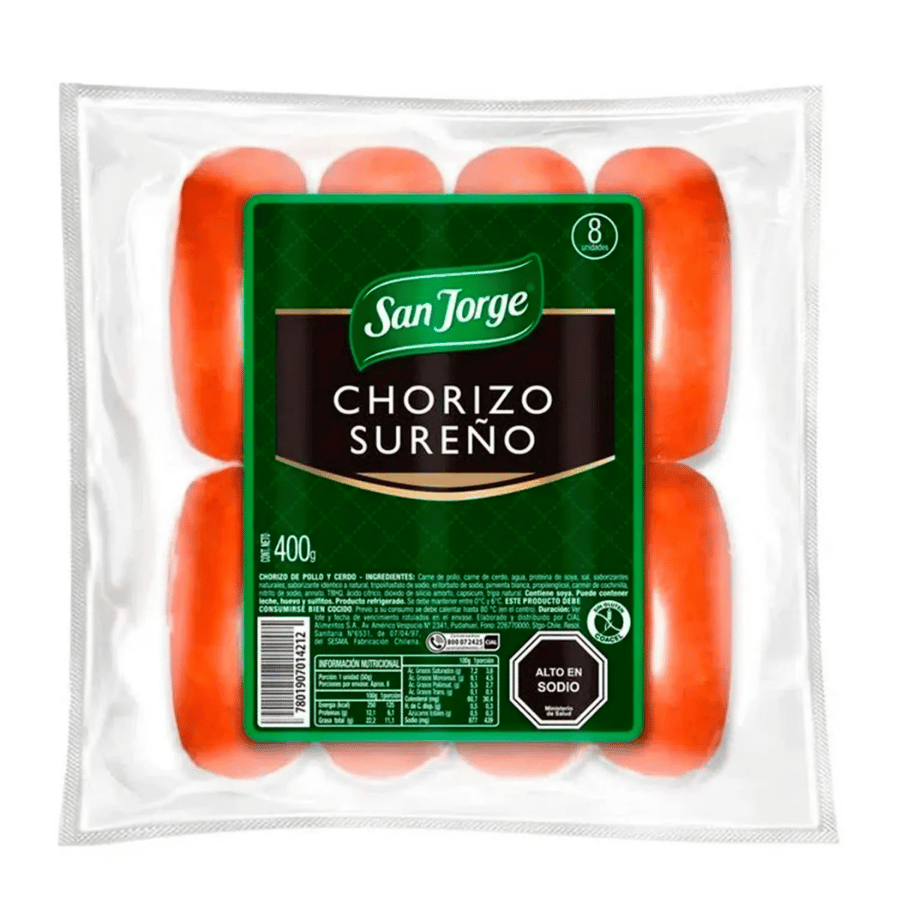 San Jorge Chorizo Sureño Premium 400g