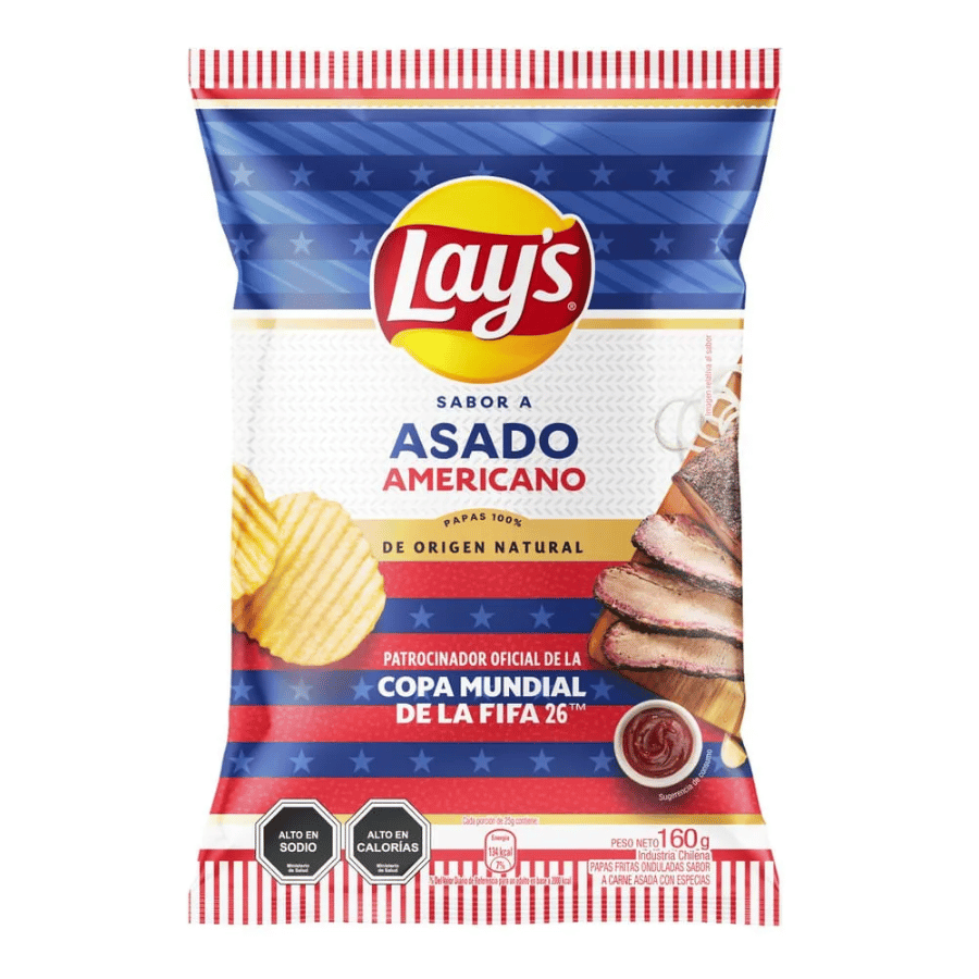 Lays C/A Asado Americano 160g