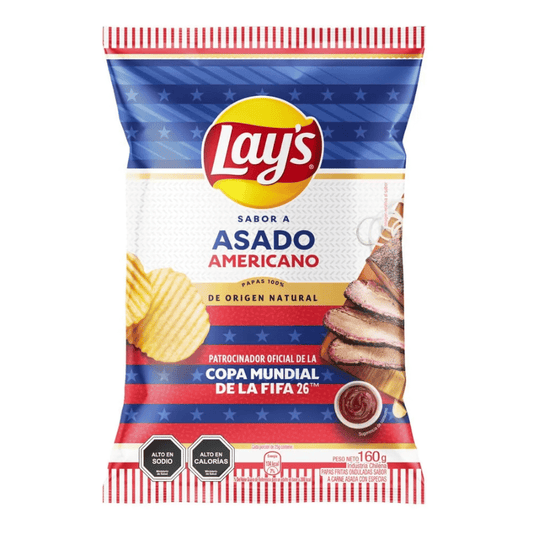 Lays C/A Asado Americano 160g