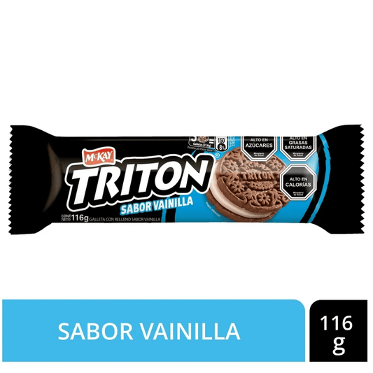 Galleta Tritón vainilla 116g