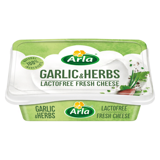 Queso crema garlic & herbs lactofree Arla 200g