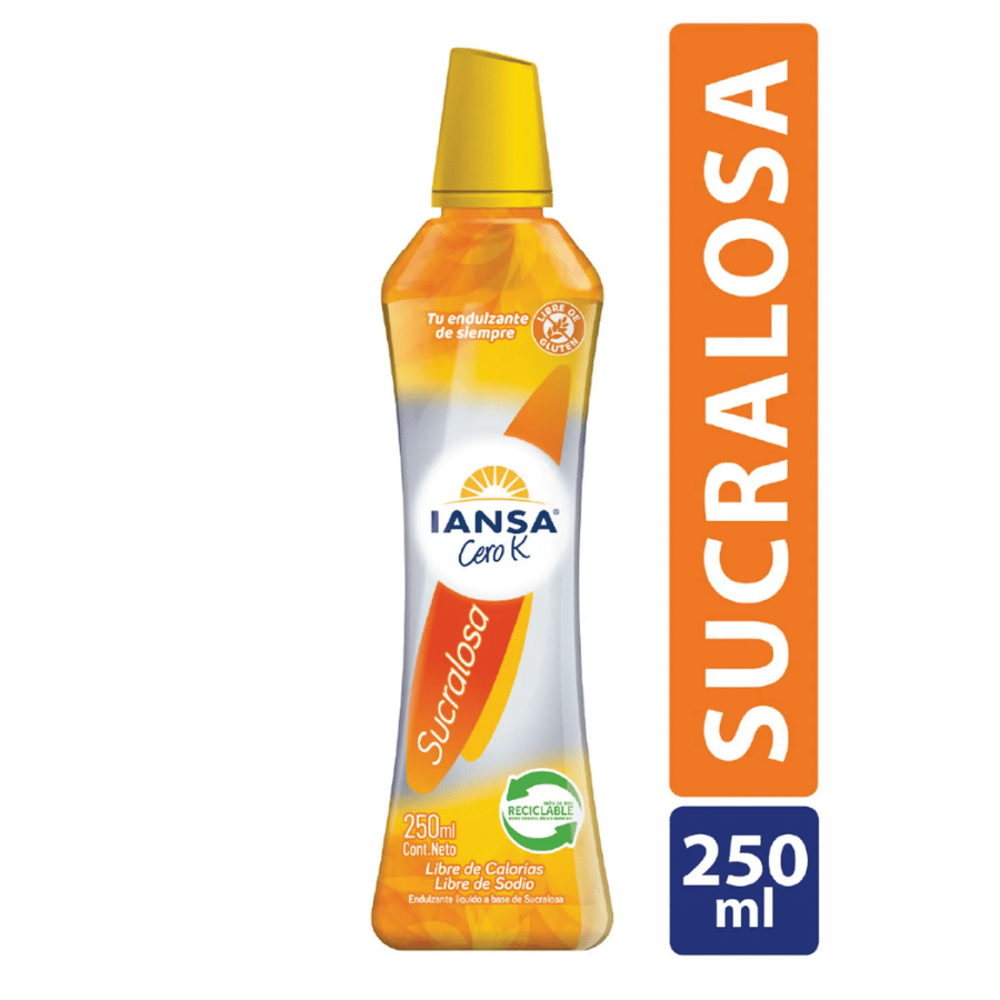 Sucralosa Liquida Iansa Cero K 250 ml