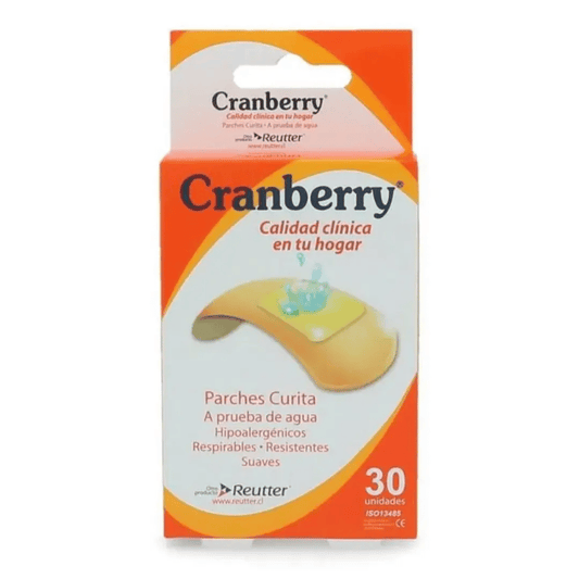 Parche Curita Cranberry x 30 Unidades